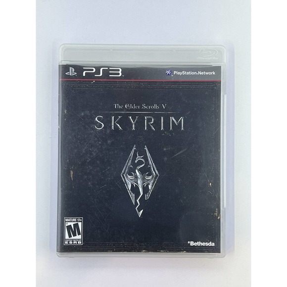 PS3 The Elder Scrolls V: Skyrim W/ Map Complete CIB TESTED Fast Ship - Picture 1 of 3